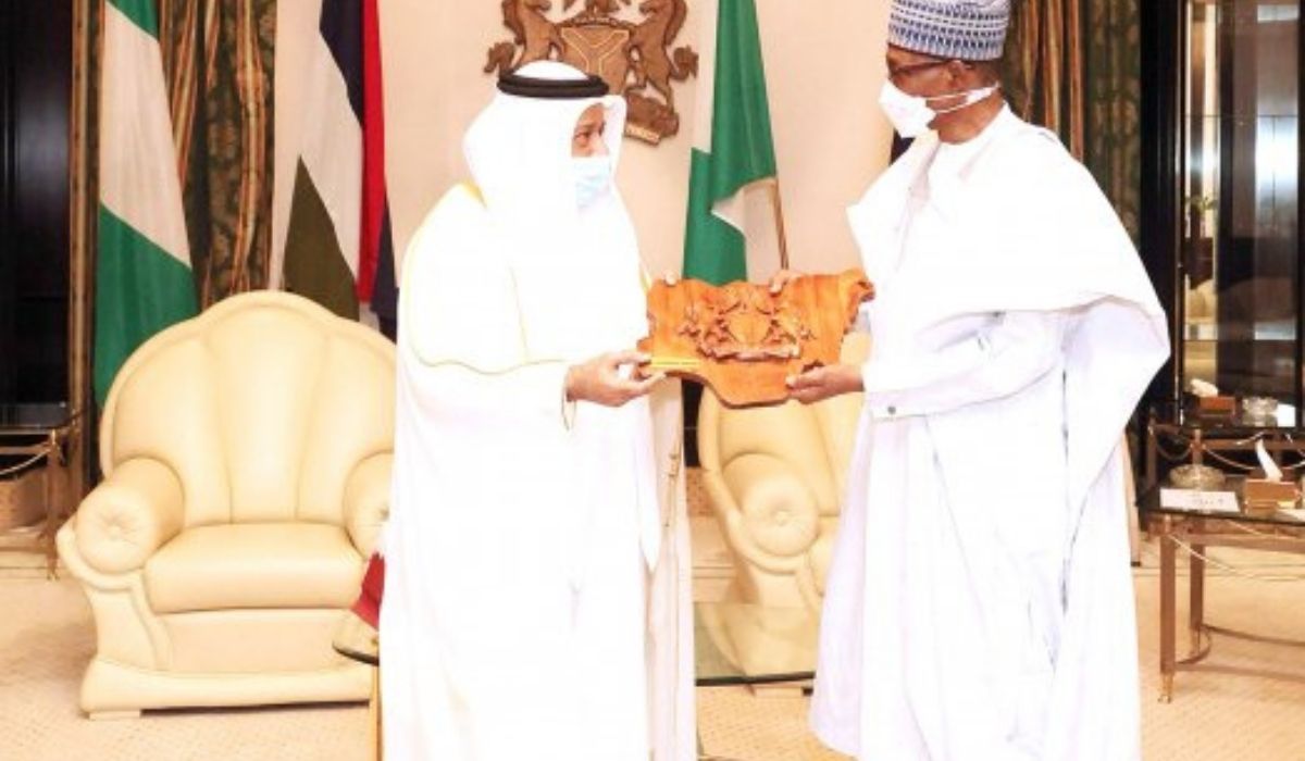 President of Nigeria meets Qatar Envoy